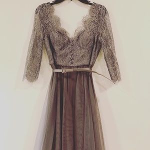 BHLDN lace cocktail dress